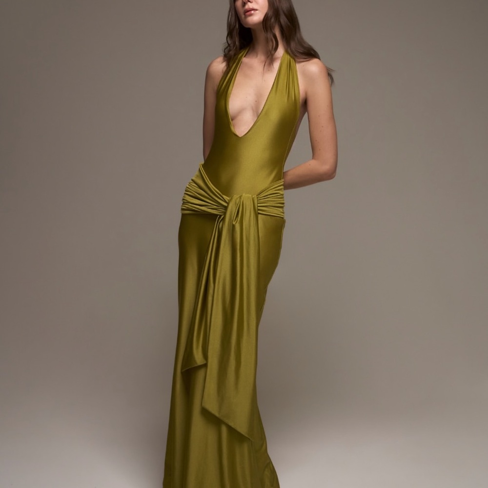 Olive Green Maxi Dress